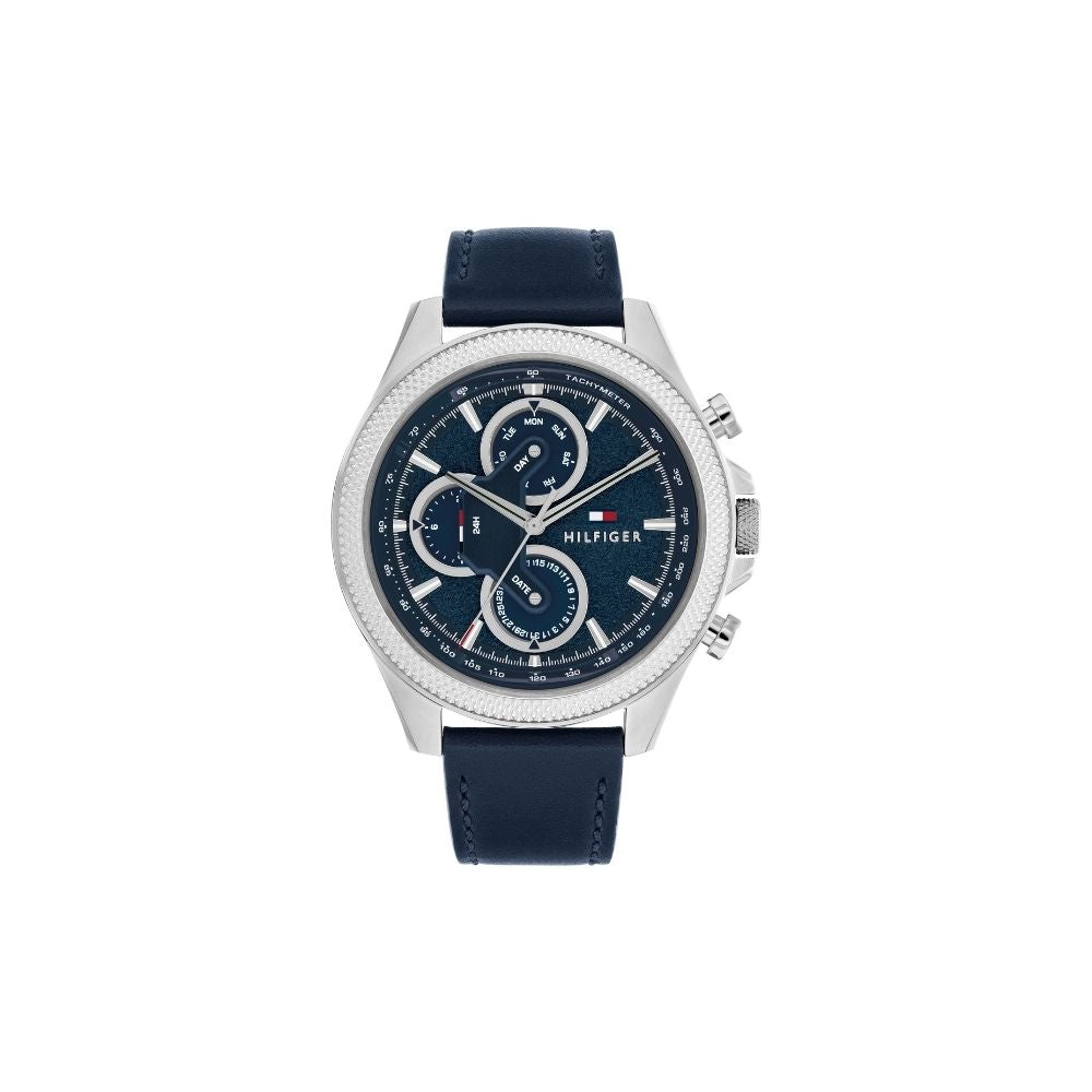 Tommy Hilfiger Clark Multifunction 46mm Leather Band