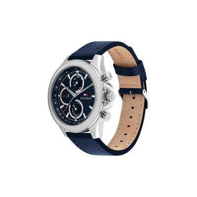 Tommy Hilfiger Clark Multifunction 46mm Leather Band