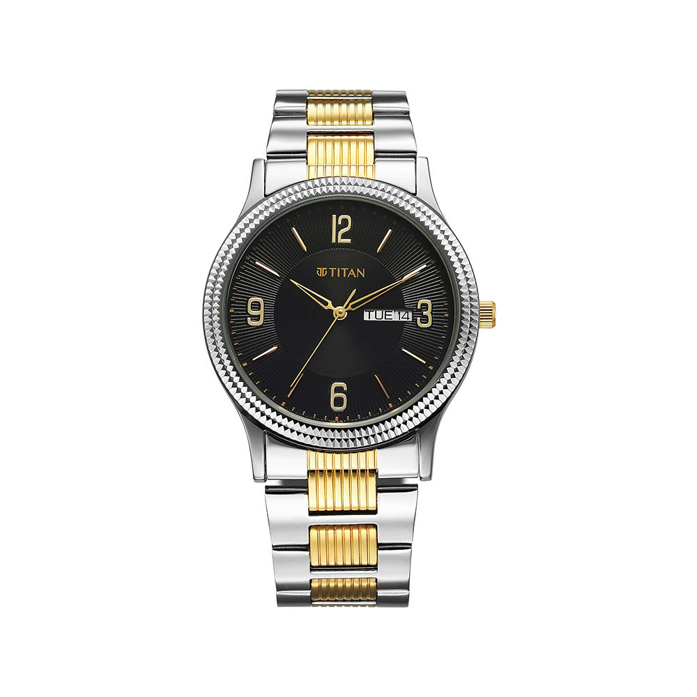 Titan Karishma Date 40mm Stainless Steel Band