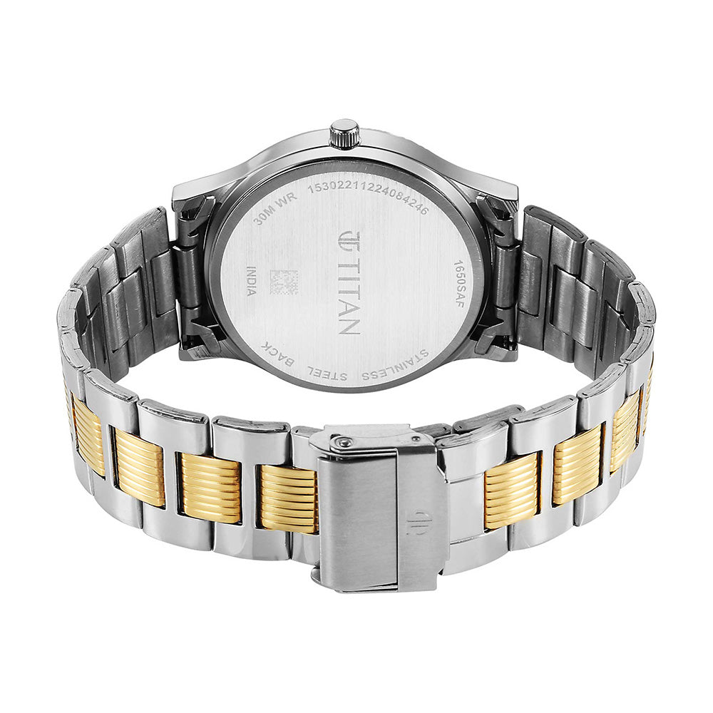 Titan Karishma Date 40mm Stainless Steel Band