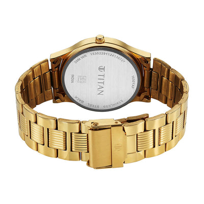 Titan Karishma Date 40mm Stainless Steel Band
