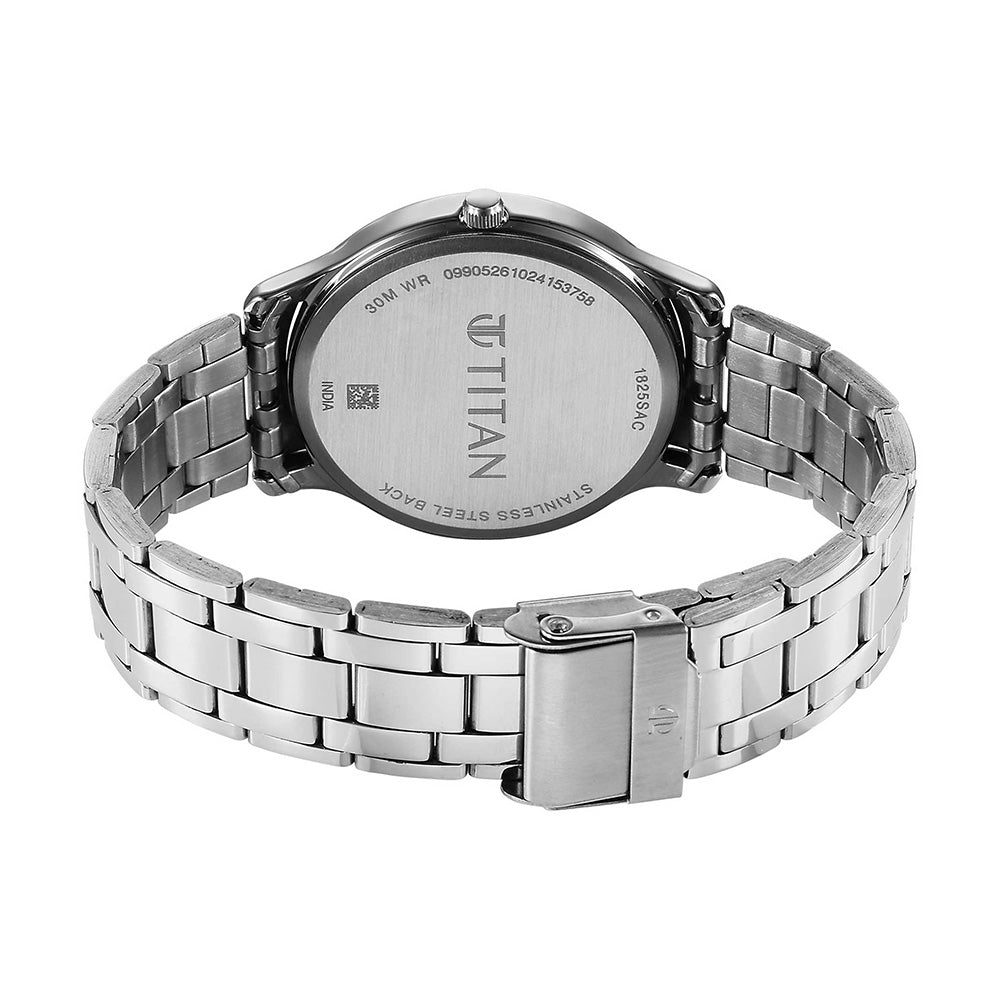 Titan Karishma Date 40mm Stainless Steel Band