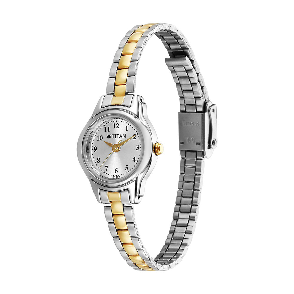 Titan Karishma 3-Hand 22mm Stainless Steel Band