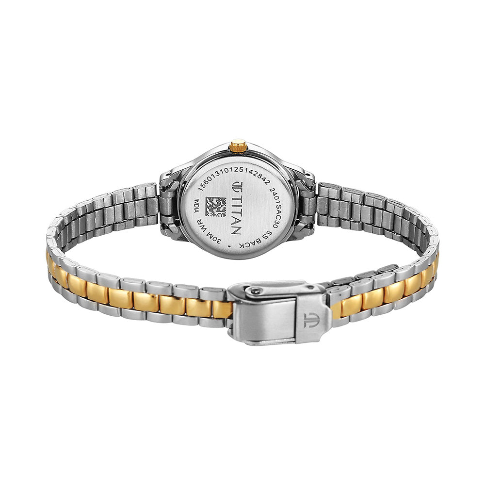 Titan Karishma 3-Hand 22mm Stainless Steel Band
