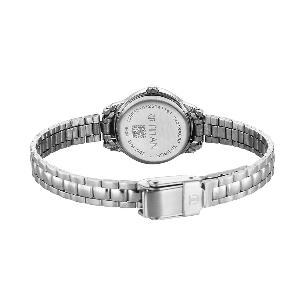 Titan Karishma 3-Hand 22mm Stainless Steel Band