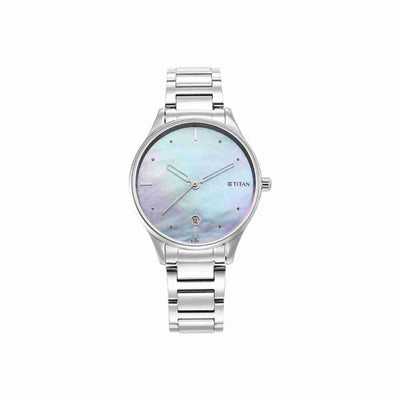 Titan Pastel 3-Hand 36mm Stainless Steel Band