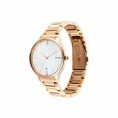 Titan Pastel Date 36mm Stainless Steel Band