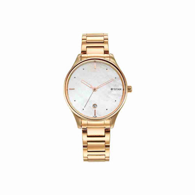 Titan Pastel Date 36mm Stainless Steel Band