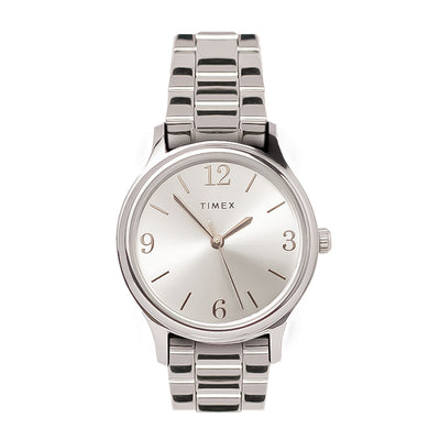 Timex Tl-87S-1 Series 3-Hand 28mm Stainless Steel Band