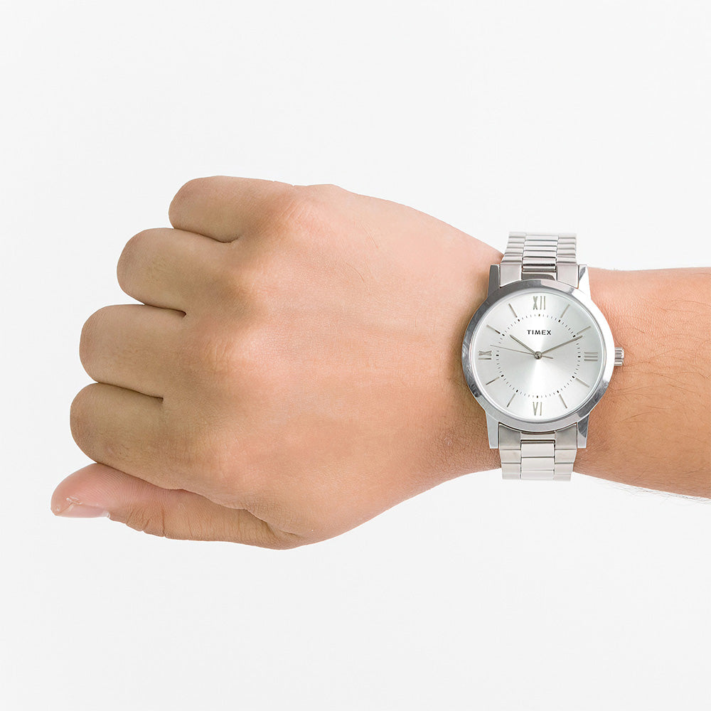 Timex T1-1 Series 3-Hand 38mm Stainless Steel Band – Watch Republic PH
