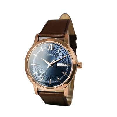 Timex Benedict Day-Date 39mm Leather Band