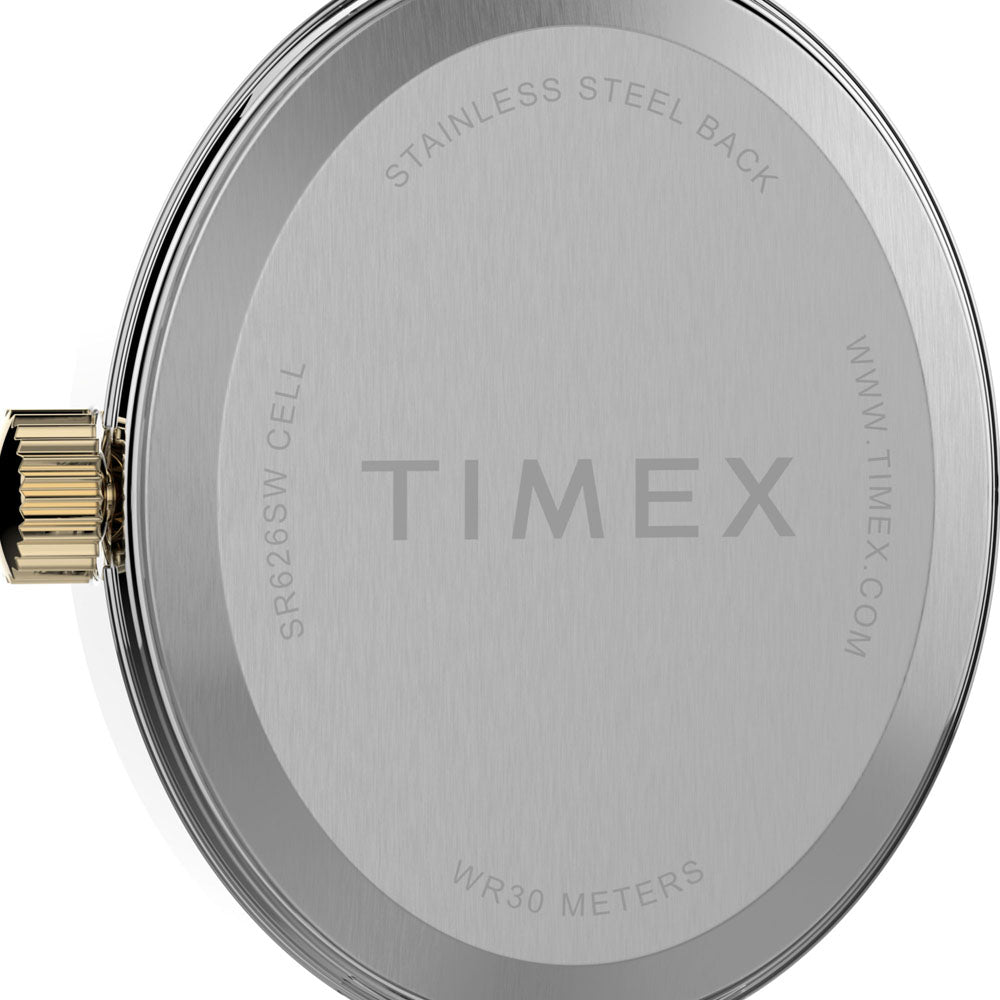 Timex Fashion Stretch Bangle Date 21mm Stainless Steel Band