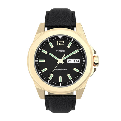 Timex Essex Date 44mm Leather Band