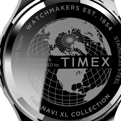 Timex Navi XL 3-Hand 41mm Leather Band
