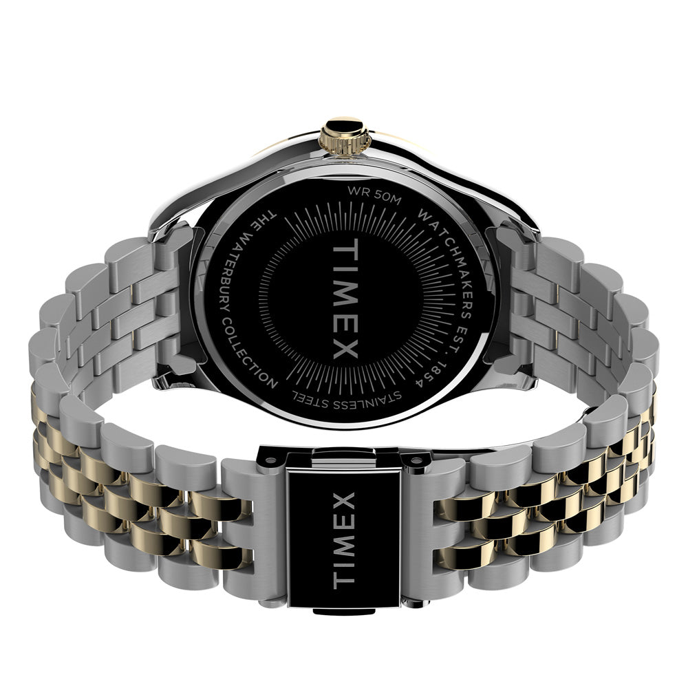 Timex Legacy 3-Hand 34mm Stainless Steel Band