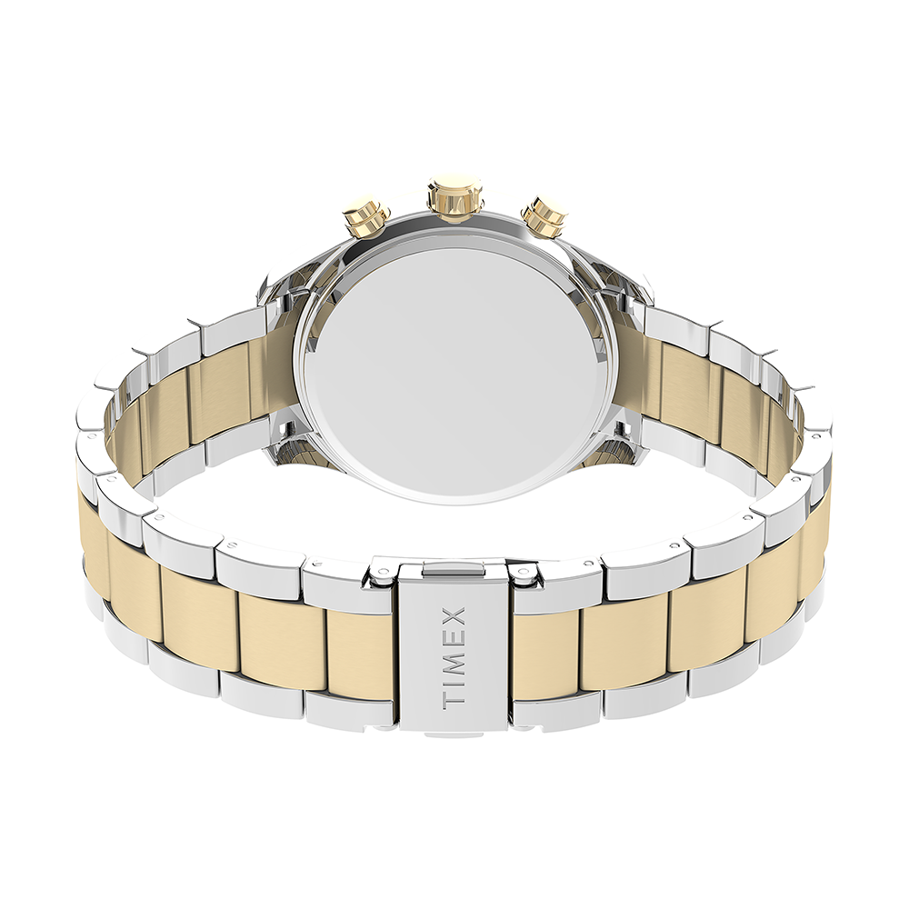 Timex Ladies Chrono Chronograph 38mm Metal Band