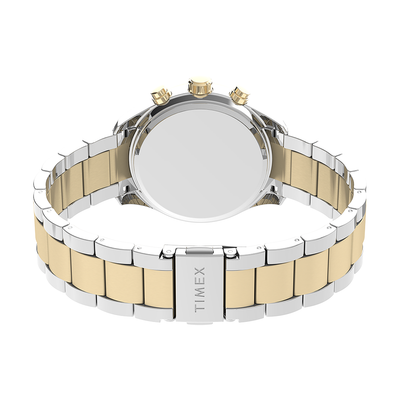 Timex Ladies Chrono Chronograph 38mm Metal Band