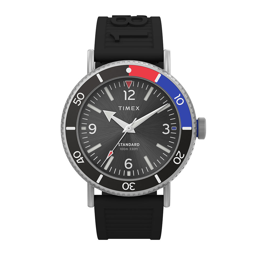 Timex Standard Diver 3-Hand 43mm Resin Band
