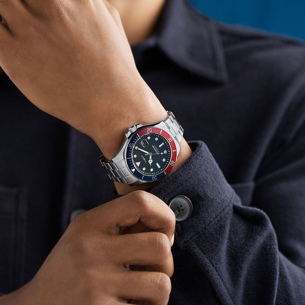 Timex Harborside Coast Date 43mm Stainless Steel Band