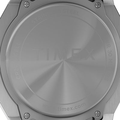 Timex Timex 80 Digital 34mm Stainless Steel Band
