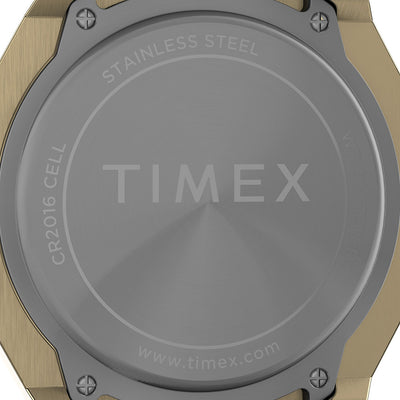 Timex Timex 80 Digital 34mm Stainless Steel Band