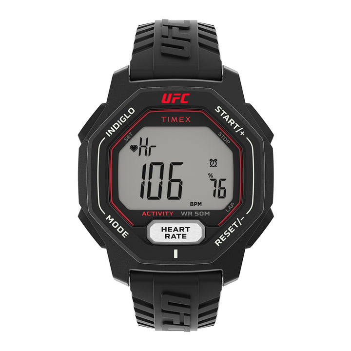 Timex Orologio digitale da uomo con cinturino in plastica UFC Rematch