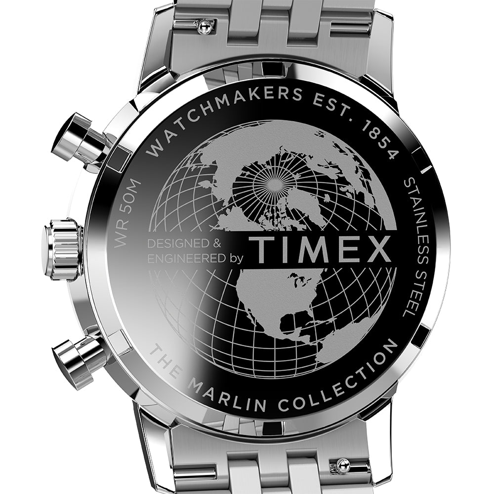 Timex Marlin Quartz Chronograph 40mm Stainless Steel Band