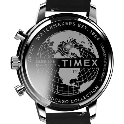 Timex Chicago  45mm Leather Band
