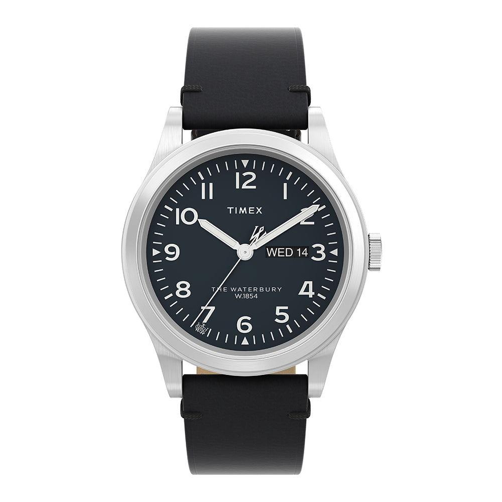 Timex Waterbury Traditional Day-Date 39mm Leather Band