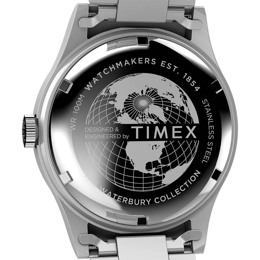 Timex Waterbury Traditional Day-Date 39mm Stainless Steel Band