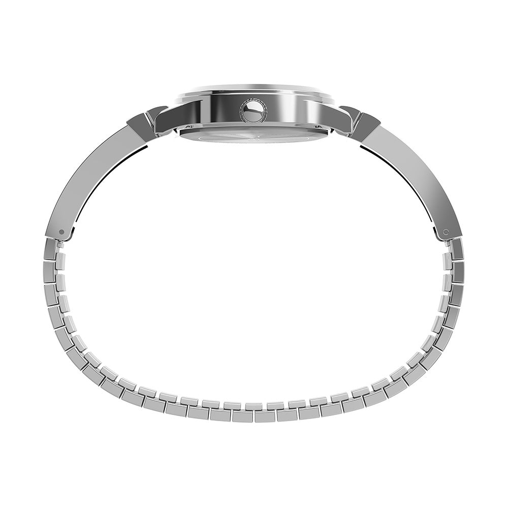 Timex Core Stretch Bangle 3-Hand 25mm Stainless Steel Band