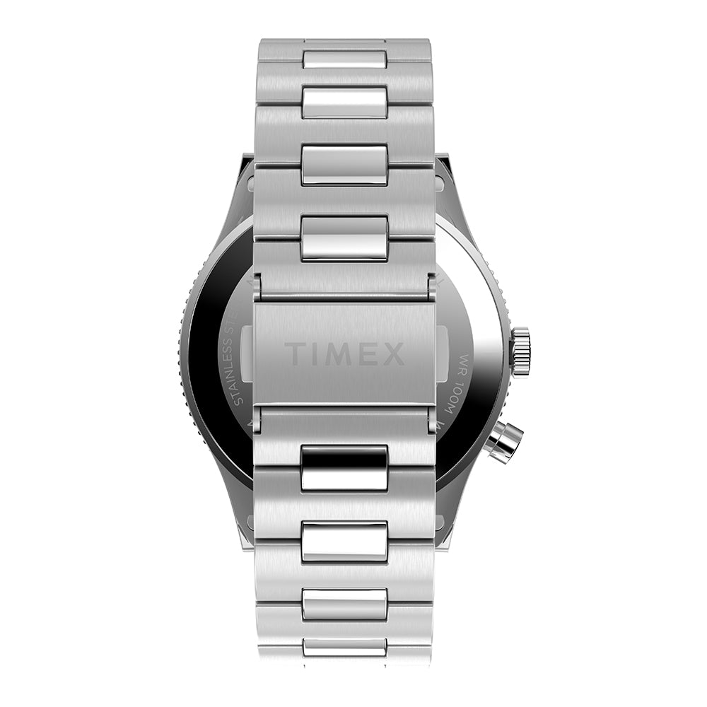 Timex Waterbury Traditional Gmt Date 39mm Stainless Steel Band
