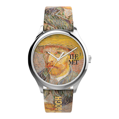 Timex The Met Van Gogh 3-Hand 40mm Leather Band