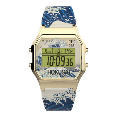 Timex The Met Hokusai Digital 34mm Resin Band