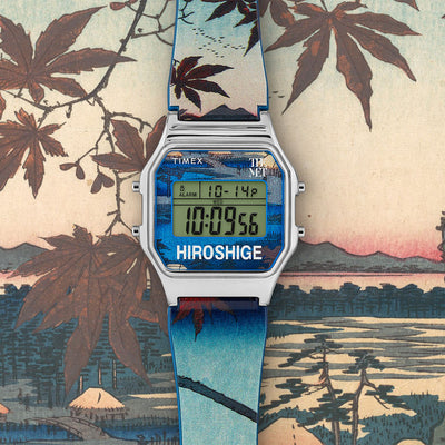 Timex The Met Hiroshige Digital 34mm Resin Band