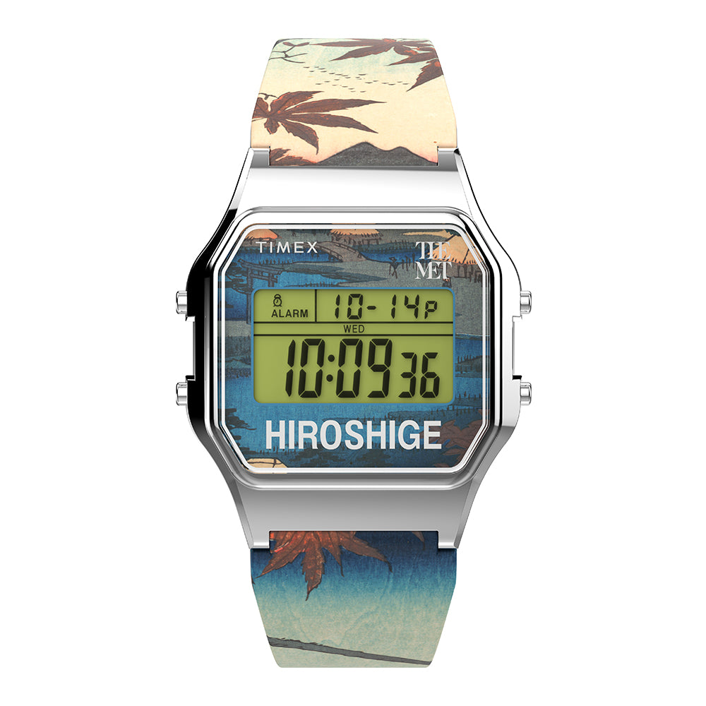Timex The Met Hiroshige Digital 34mm Resin Band