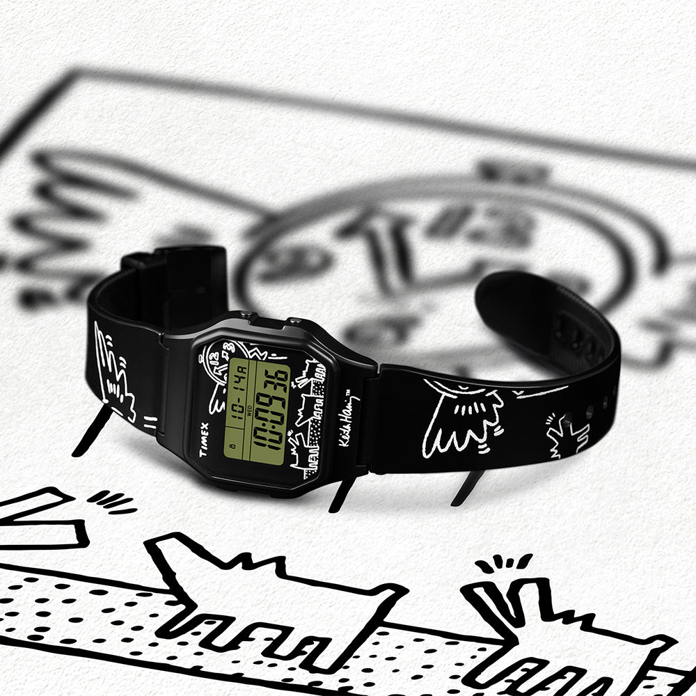 Timex Timex x Keith Haring T80 Digital 34mm Resin Band
