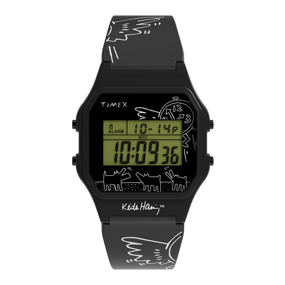 Timex Timex x Keith Haring T80 Digital 34mm Resin Band