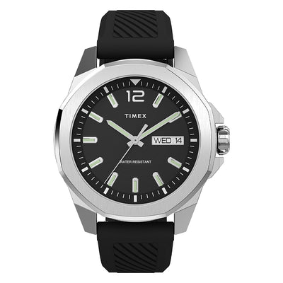 Timex Essex Day-Date 46mm Rubber Band