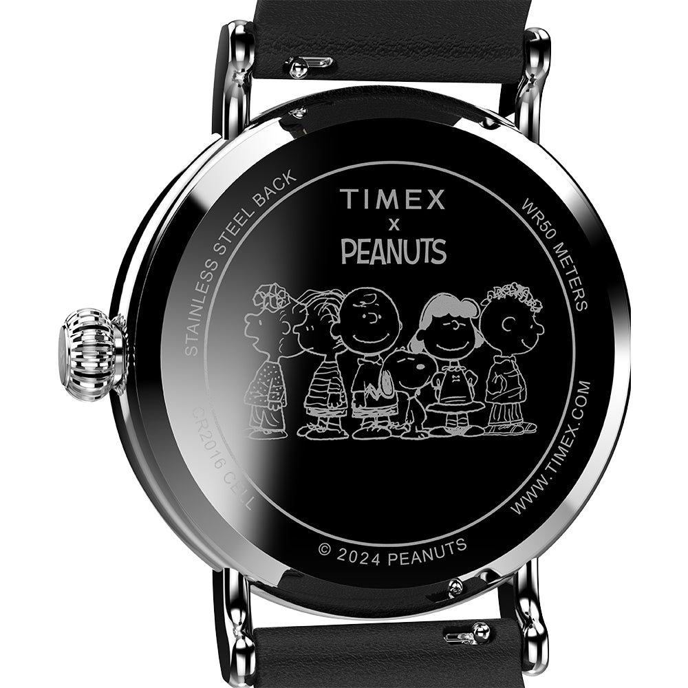 Timex Peanuts 3-Hand 40mm Leather Band
