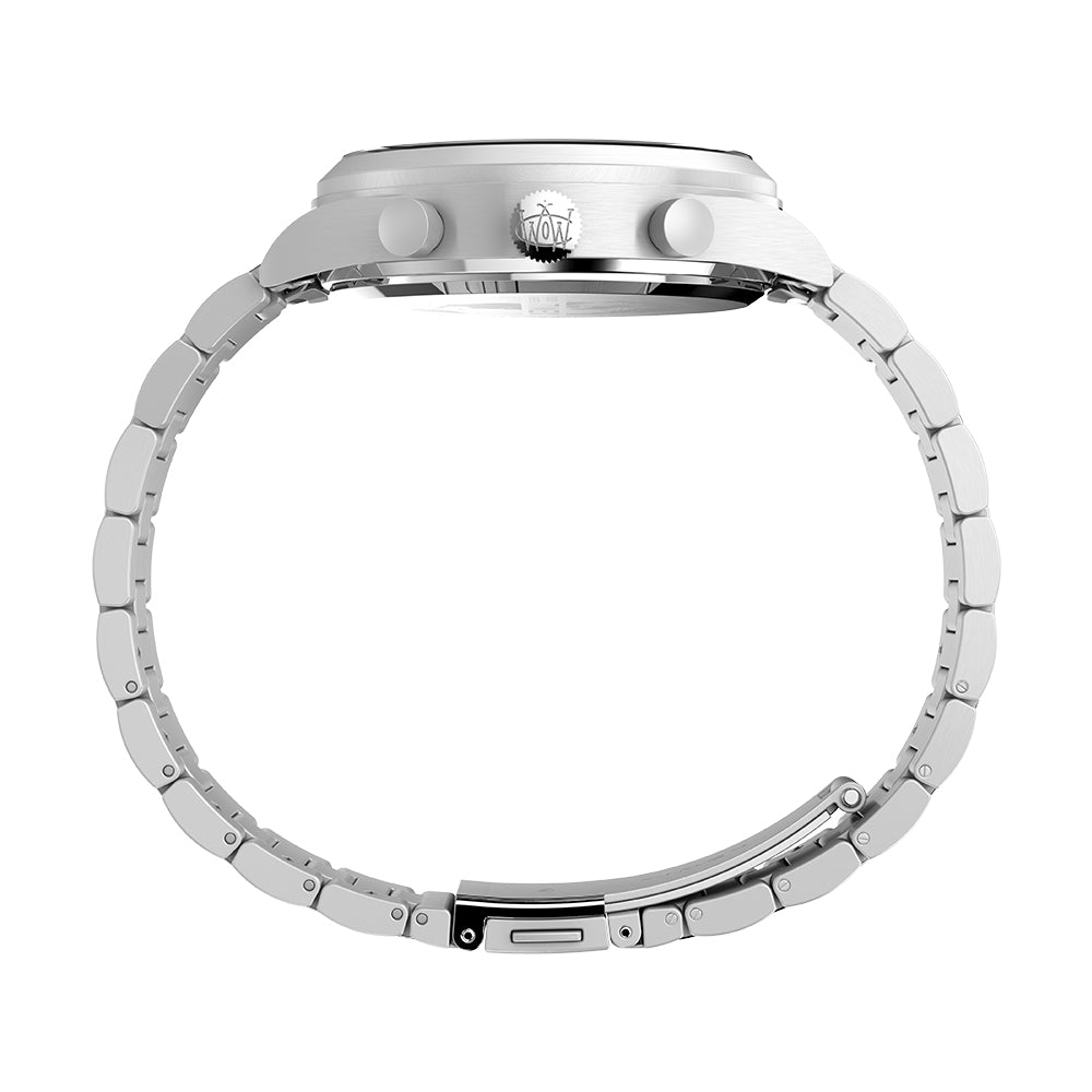 Timex Waterbury Traditional Chronograph 42mm Stainless Steel Band