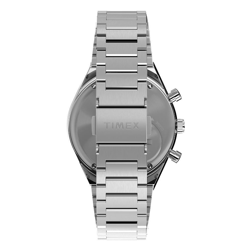 Timex Q Timex Chronograph  40mm Stainless Steel Band