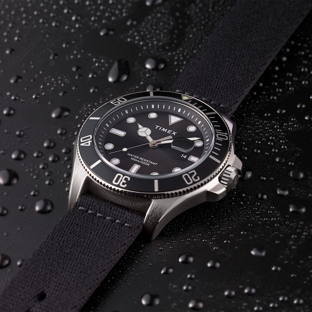 Timex Harborside Coast Date 43mm Fabric Band – Watch Republic PH