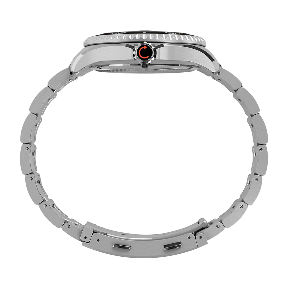 Timex Deepwater Meridian 200 Date 44mm Stainless Steel Band