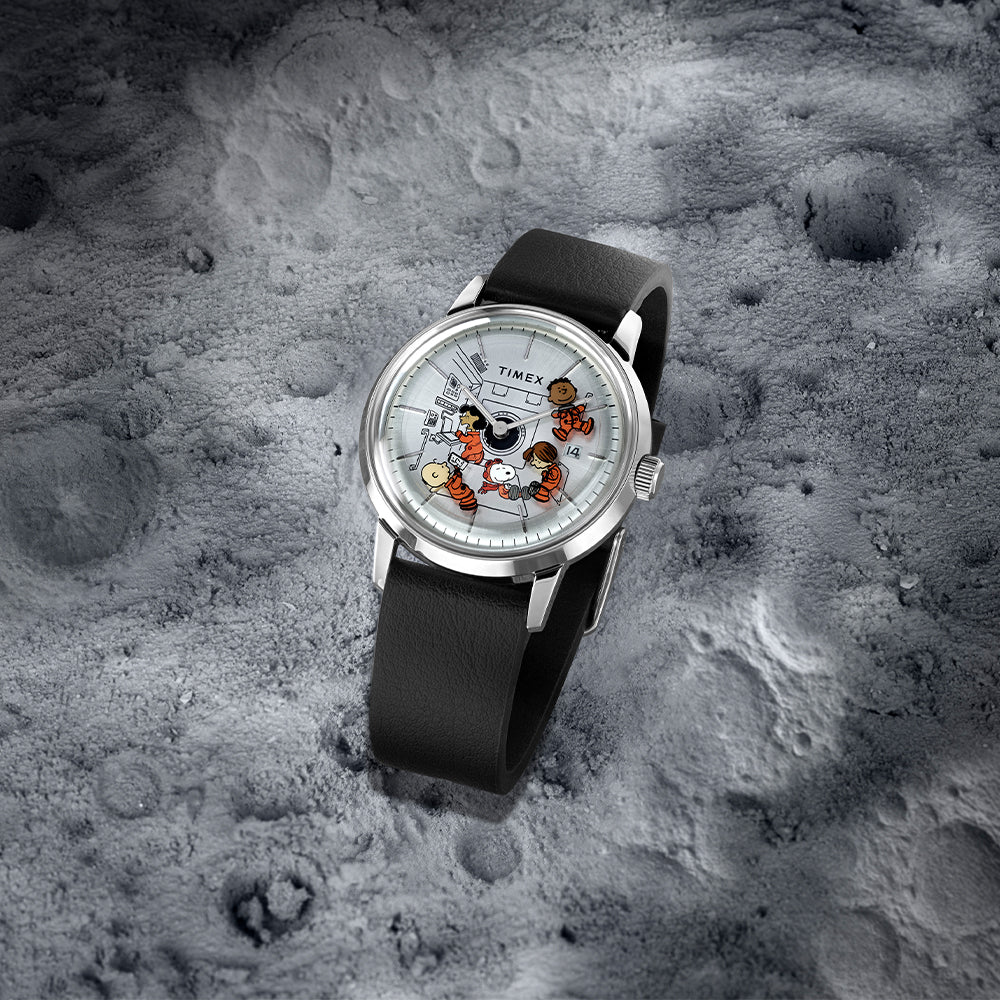 Timex Marlin x Peanuts Automatic 40mm Leather Band
