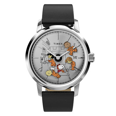 Timex Marlin x Peanuts Automatic 40mm Leather Band