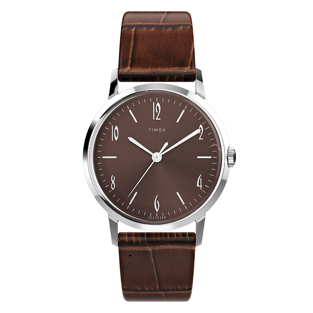 Timex Marlin Hand-wound 34mm Leather Band