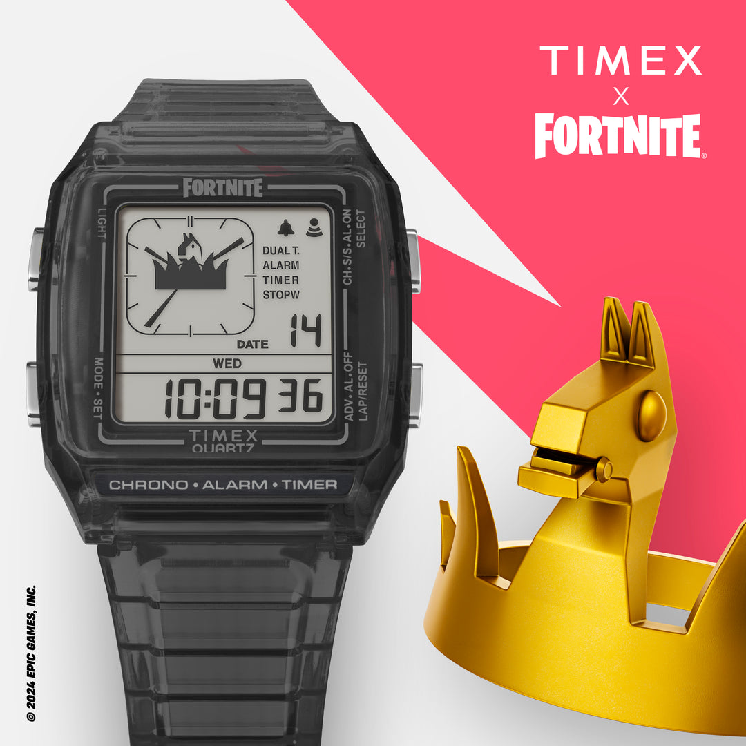Timex Q Timex x Fortnite Digital 33mm Resin Band – Watch Republic PH
