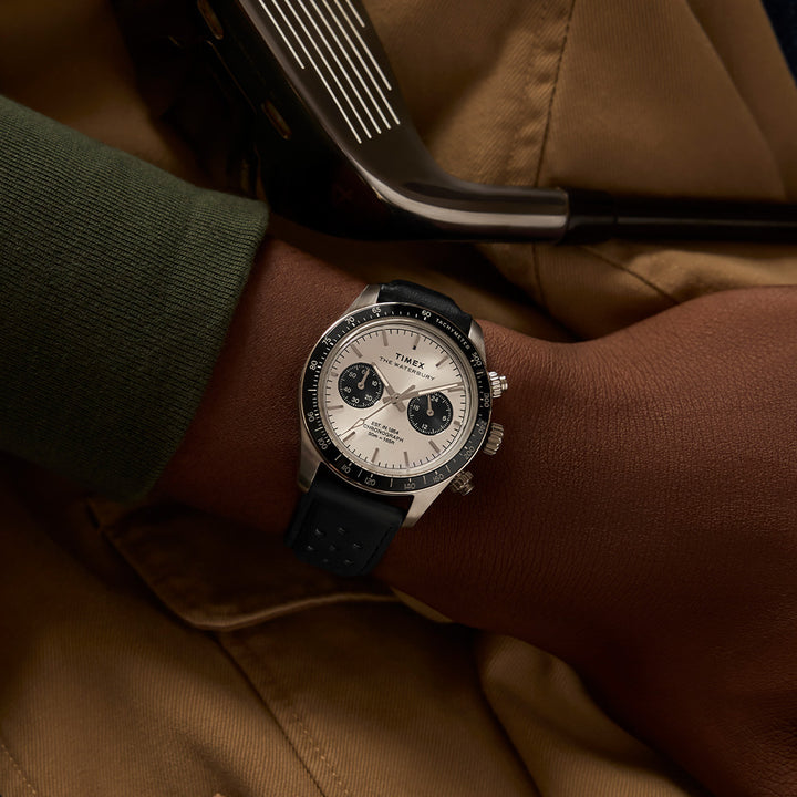 Timex Waterbury Heritage Chronograph 39mm Leather Band – Watch