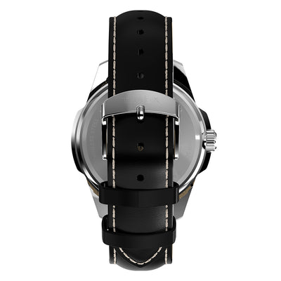 Timex Essex Avenue Day-Date 45mm Leather Band